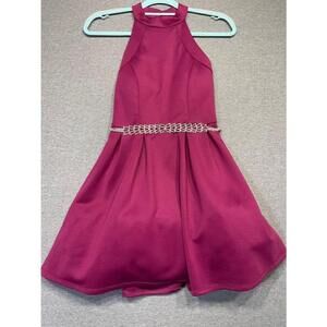 Crystal Doll Magenta Dress Size 0